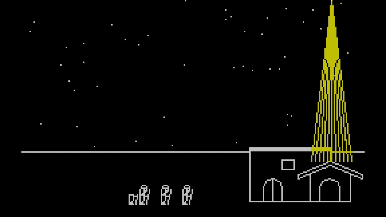 #8BitNativity in Sinclair BASIC on ZX Spectrum