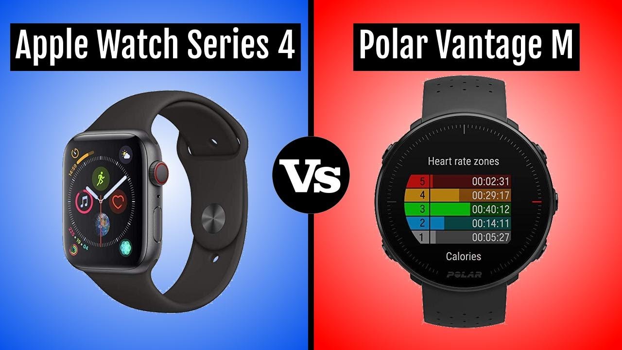 Apple Watch Series 4 vs Polar Vantage M