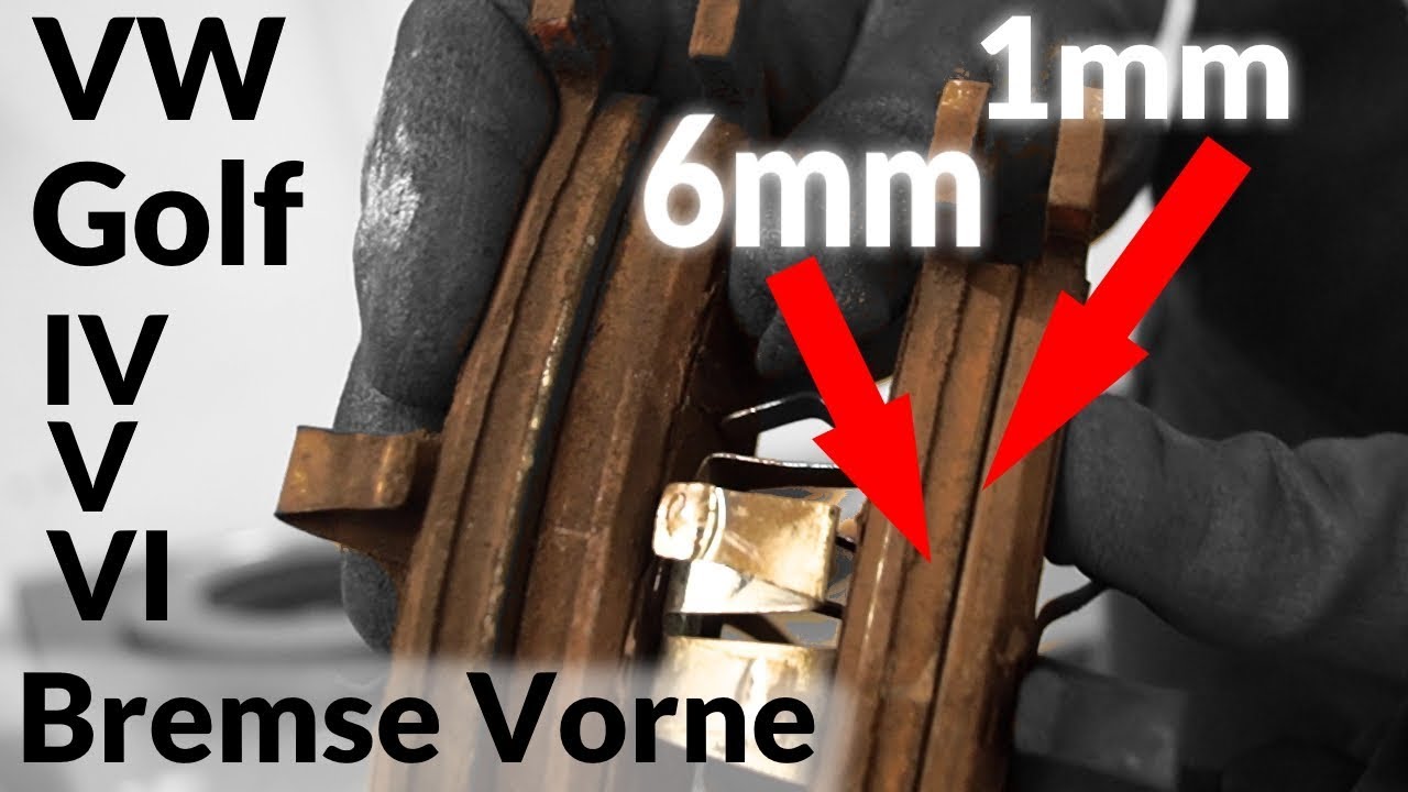 VW Golf 5 bremse vorne wechseln Tutorial und wissenswertes