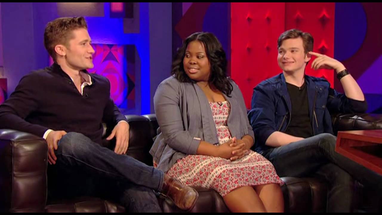 Glee's Matt, Amber and Chris interview on Jonathan Ross Part 1/2