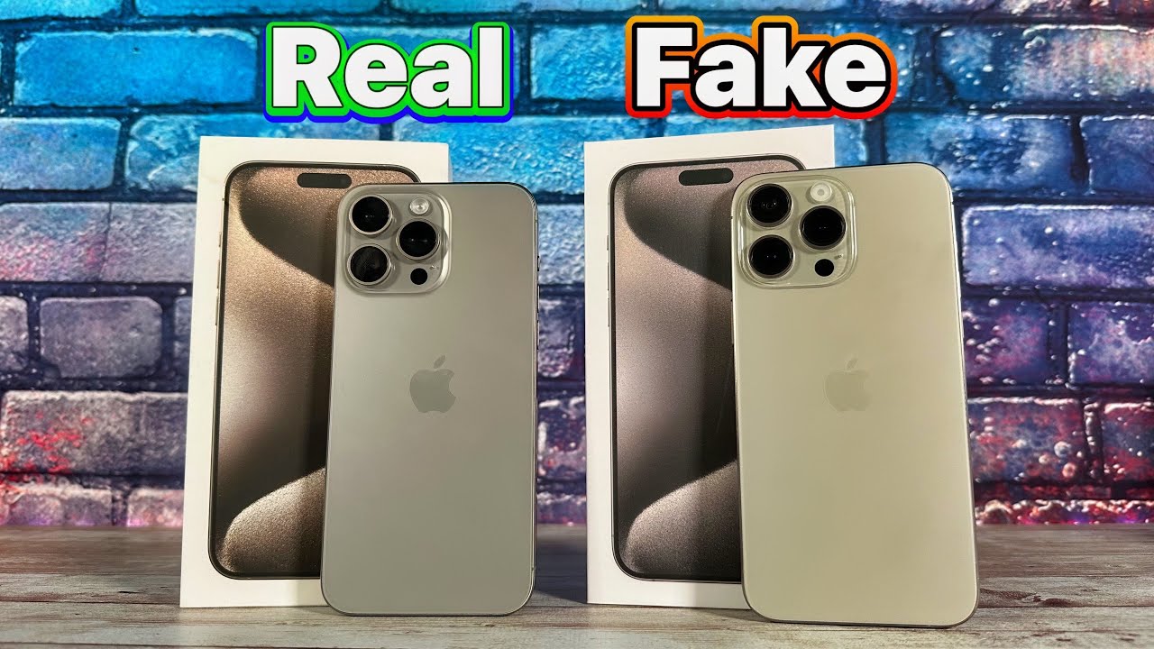 Новейший iPhone 15 Pro Max против подделки/клона — самый реалистичный