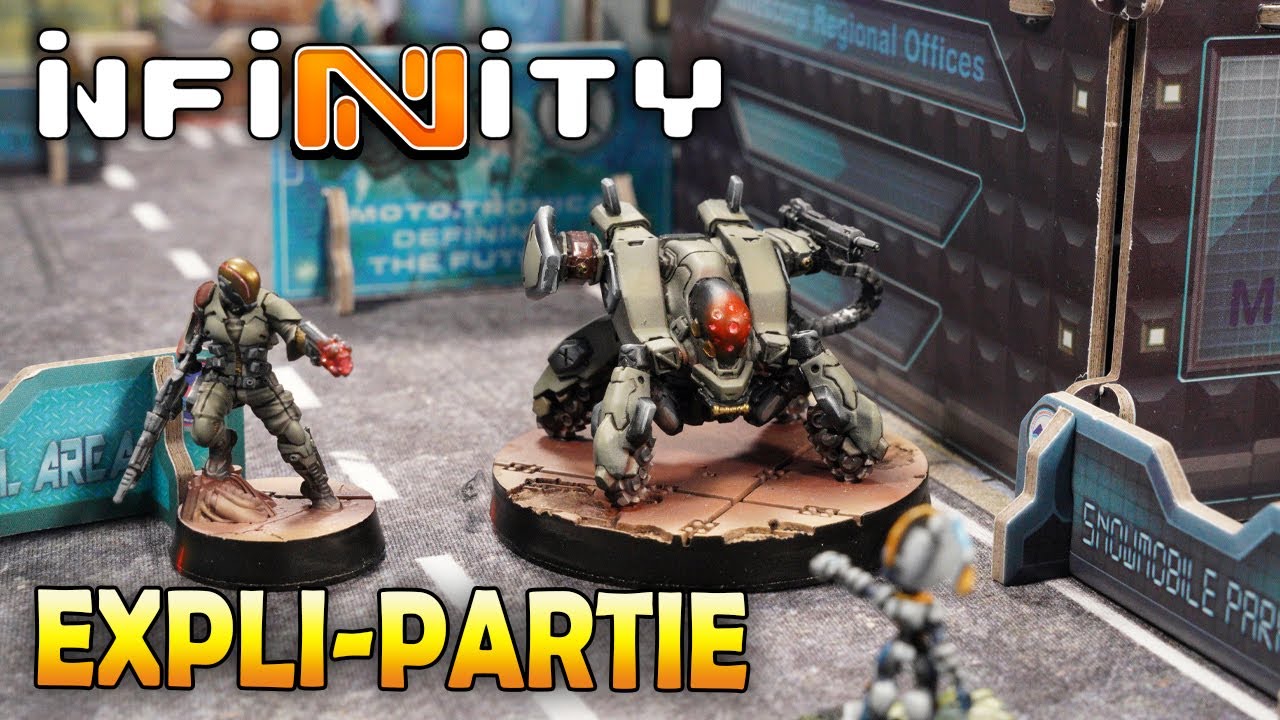 DECOUVERTE des Regles INFINITY en situation • code One • Expli Partie corvus belli