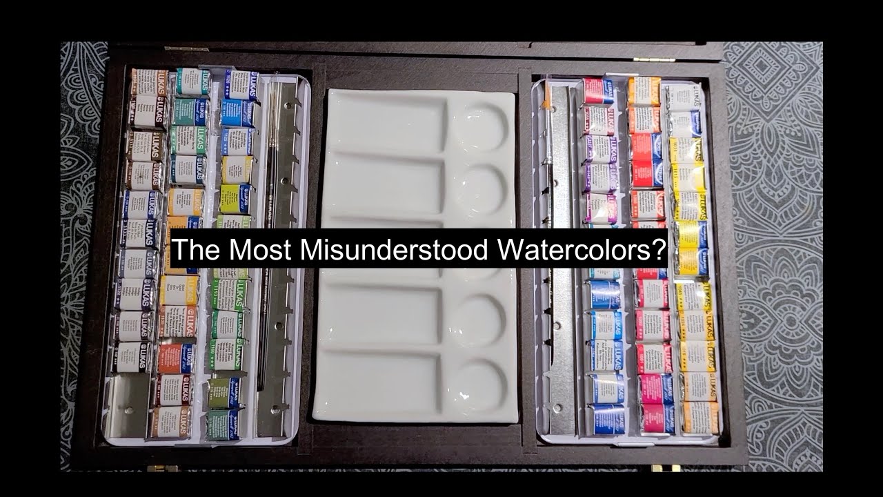 Lukas 1862 watercolors swatches. Part 1: Yellows