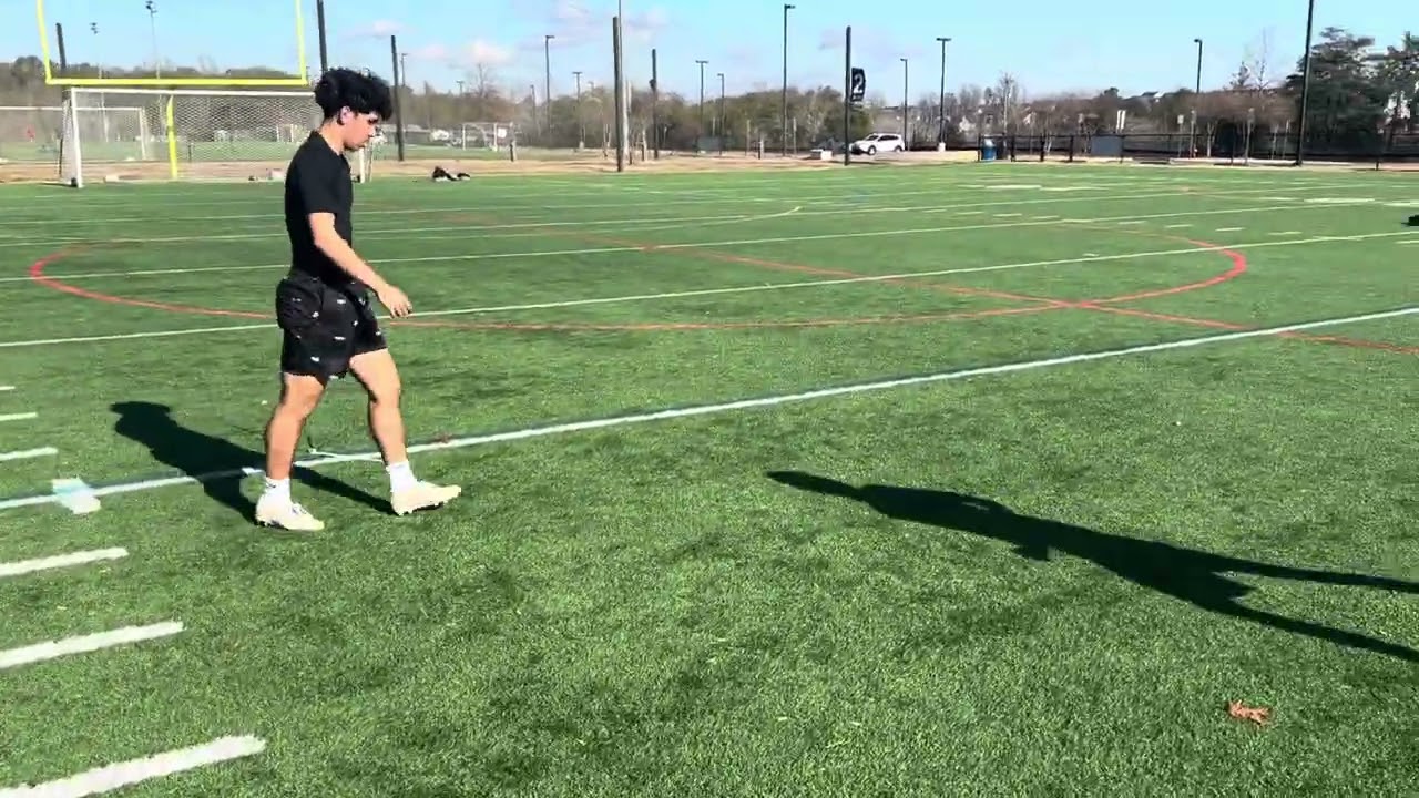 Gabriel Ames kicking workout 