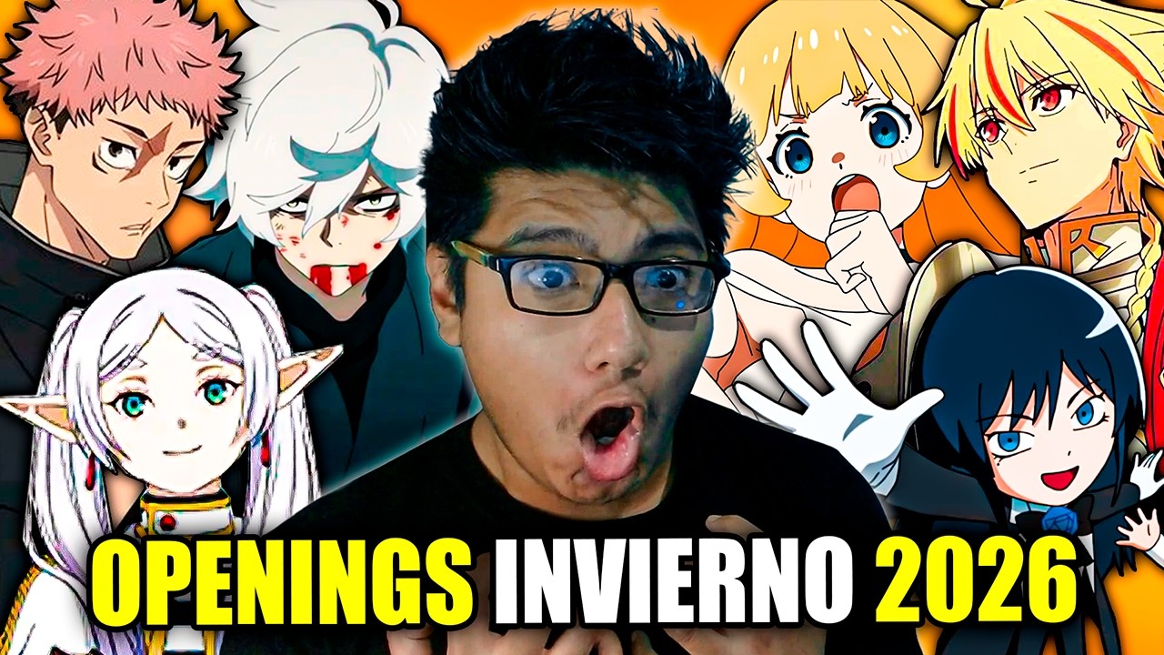 REACCIONANDO a los OPENINGS de ANIME INVIERNO 2026 🔥