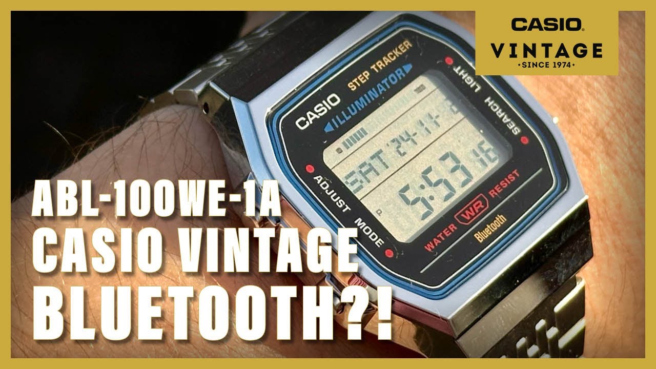Unboxing The New Casio ABL-100WE-1A Bluetooth?!
