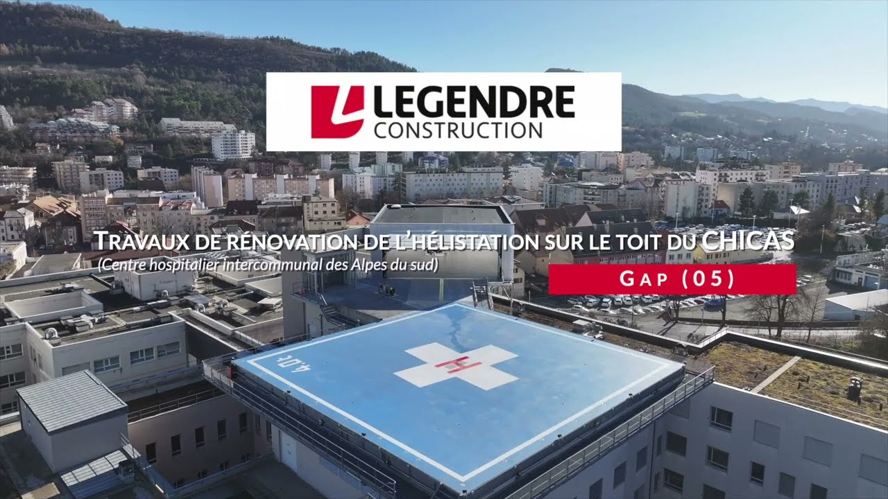 Construction de l'hélistation de l'Hôpital de GAP (05)