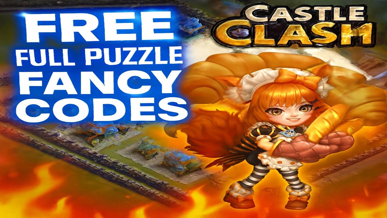 🧩Free Full Puzzle Fancy (x9) Codes | Castle Clash🧩