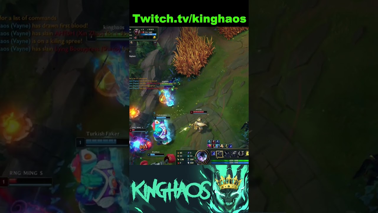 Level 1 Vayne Pentakill on URF #shorts