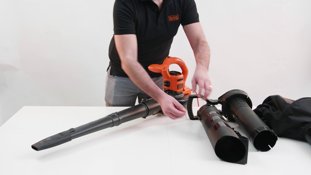How to assemble and disassemble the BLACK+DECKER&reg; 3 in 1 Backpack Blower Vacuum blower tube