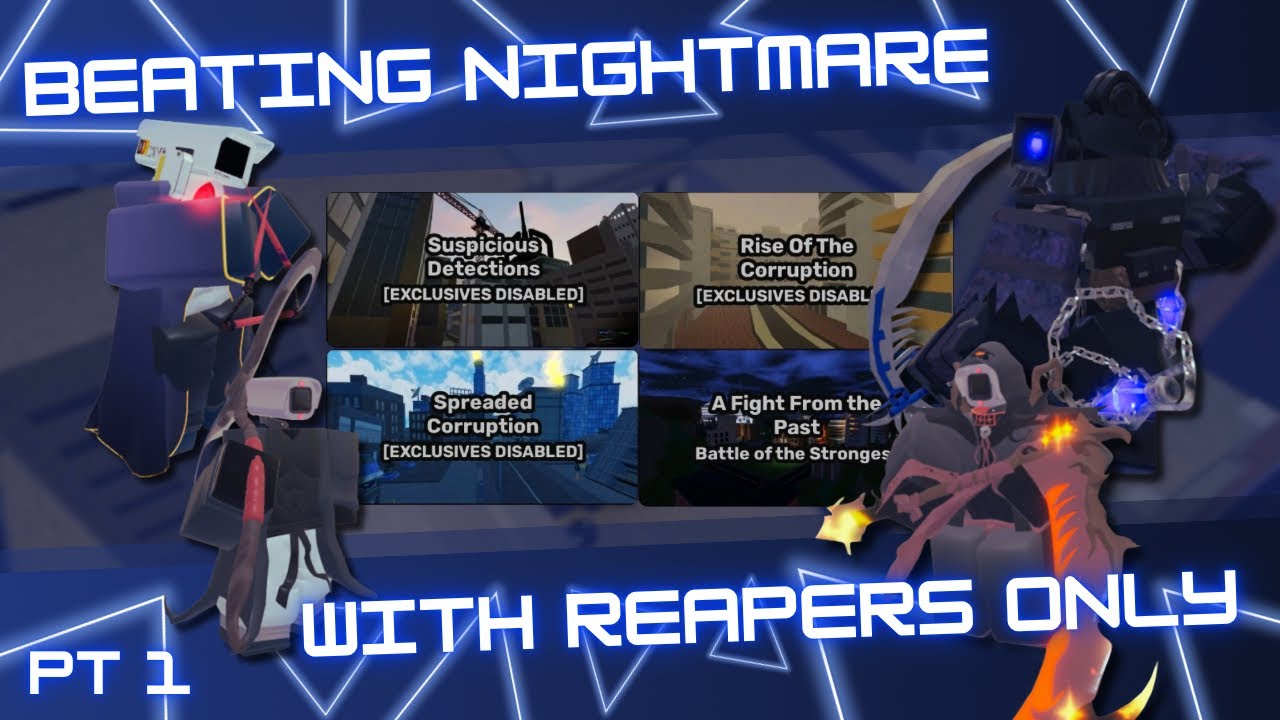 DESTROYING NIGHTMARE WITH REAPERS | part 1 | Skibi Defense