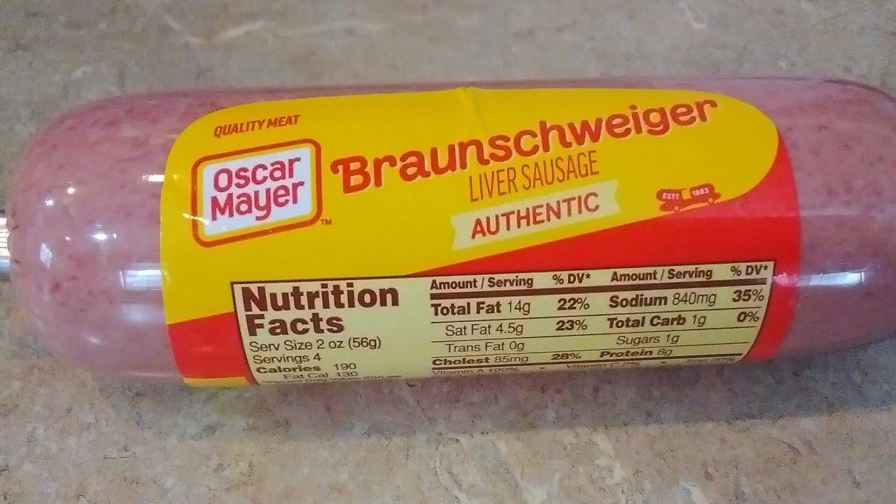 Oscar Mayer Braunschweiger (Liver Sausage)!🥪