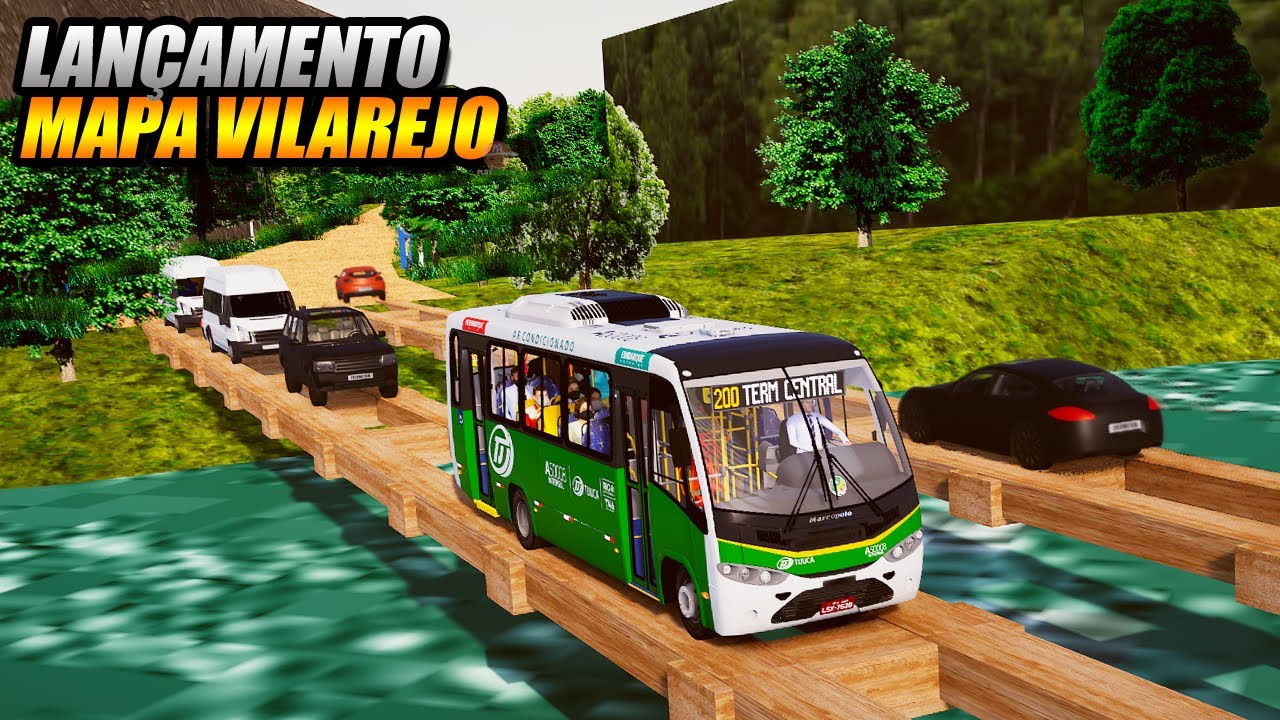 NOVO MOD MAPA VILAREJO NO PROTON BUS SIMULATOR !!! G27