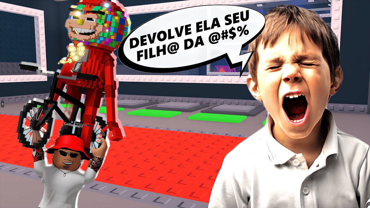 ROUBEI TODOS os BRAINROT DO MEU IRMÃOZINHO MAIS NOVO🤣ROBLOX RP