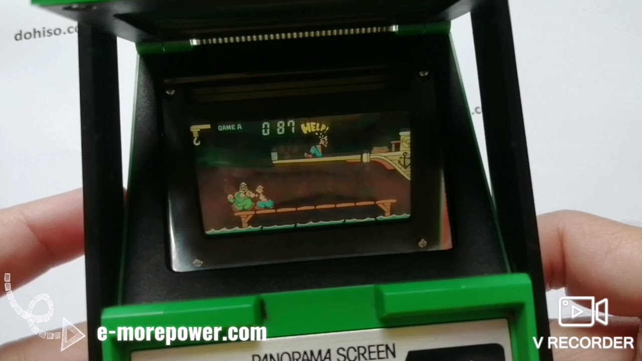 Nintendo Game & Watch POPEYE Panorama Screen Longplay
