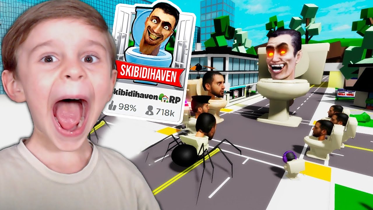 🚽 KENDİ SKIBIDIHAVEN OYUNUMUZU YAPTIK 😱 Roblox Brookhaven