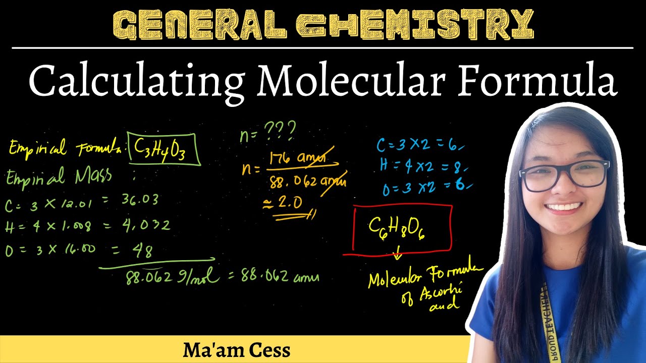 Calculating Molecular Formula | Learn Chemistry with Ma'am Cess