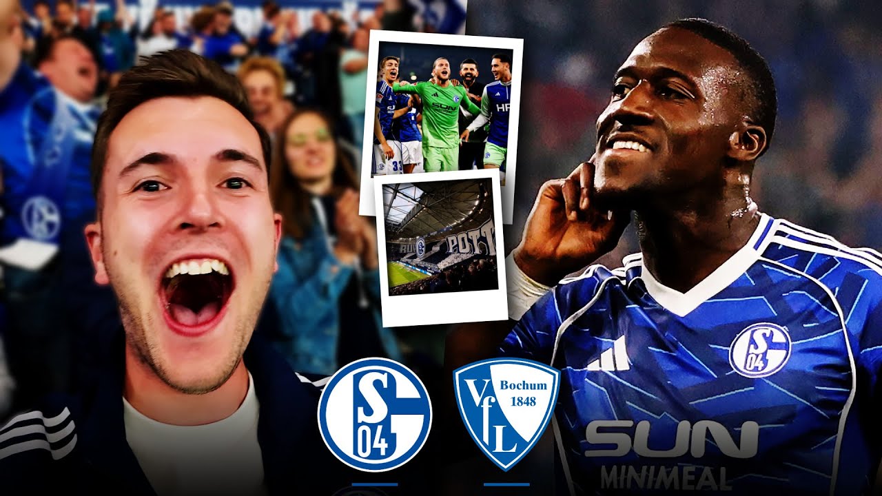 SCHALKE vs BOCHUM Stadion Vlog 🔥 XXL-Choreo! Lasme-Erlösung! Derby im Revier!