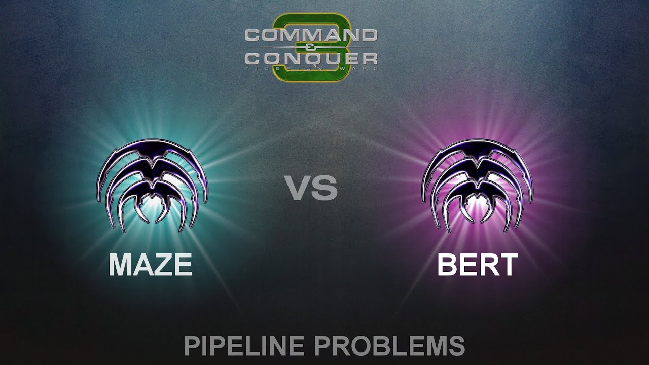 C&C3: Tiberium Wars 1vs1 - Maze (S) vs. Bert (S)