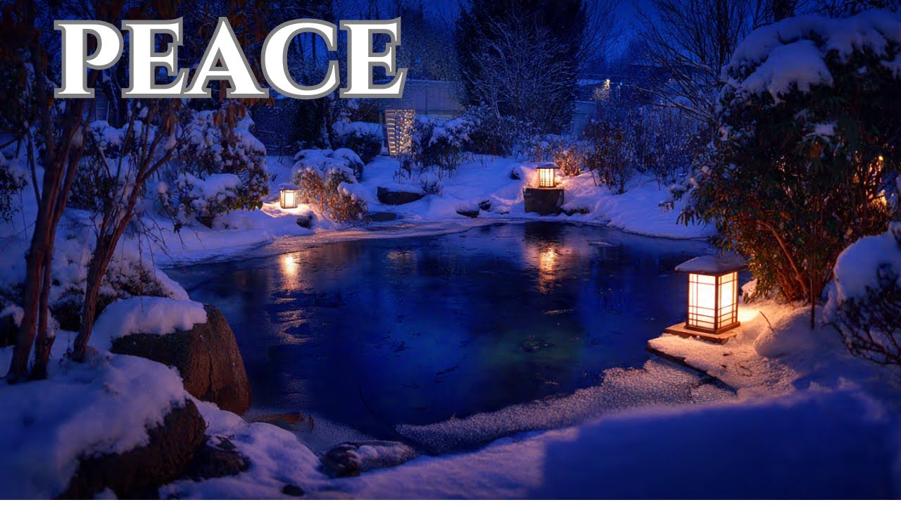 Winter Night Garden | Gentle Piano for Relaxation & Sleep