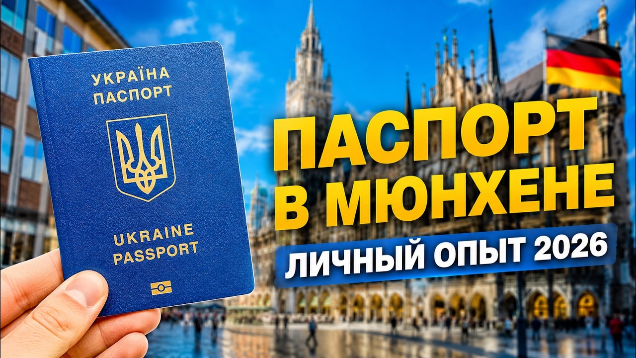 Как Получить Украинский Загранпаспорт в Мюнхене в 2026? Личный Опыт в ДП Документ!