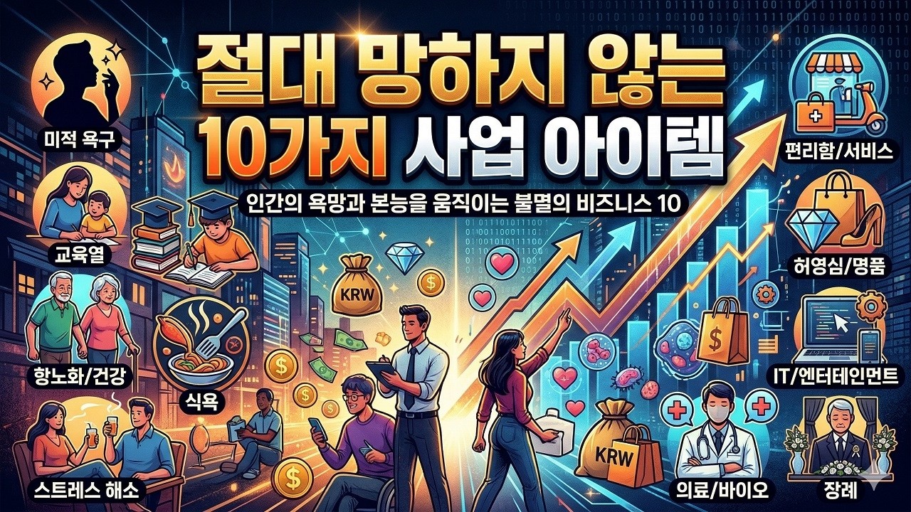 절대 망하지 않는 10가지 사업 아이템