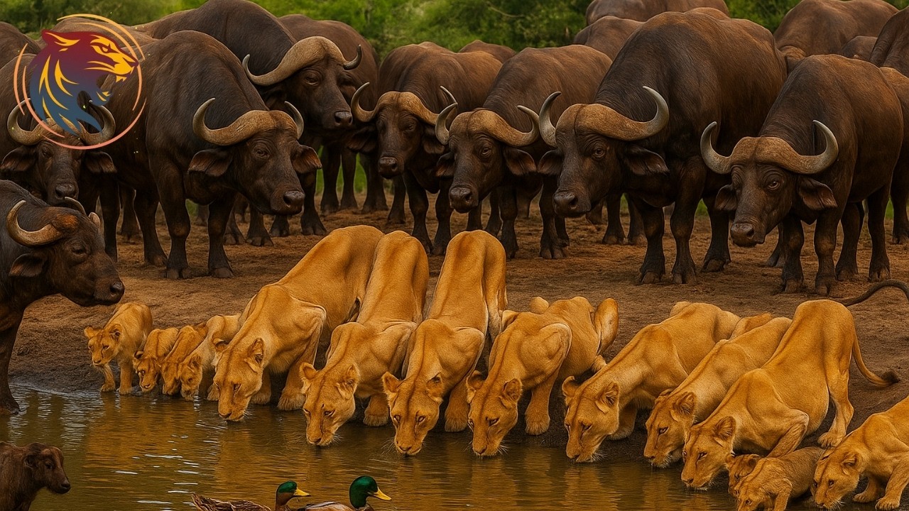 SAVANA BRUTAL – Quando o Búfalo se Torna o Pesadelo dos Leões 