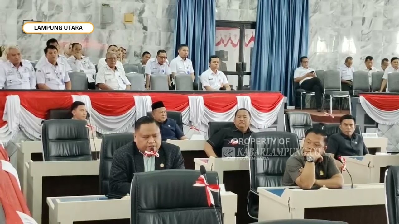 DPRD Lampung Utara Gelar Paripurna Pembahasan Nota Keuangan APBD 2026