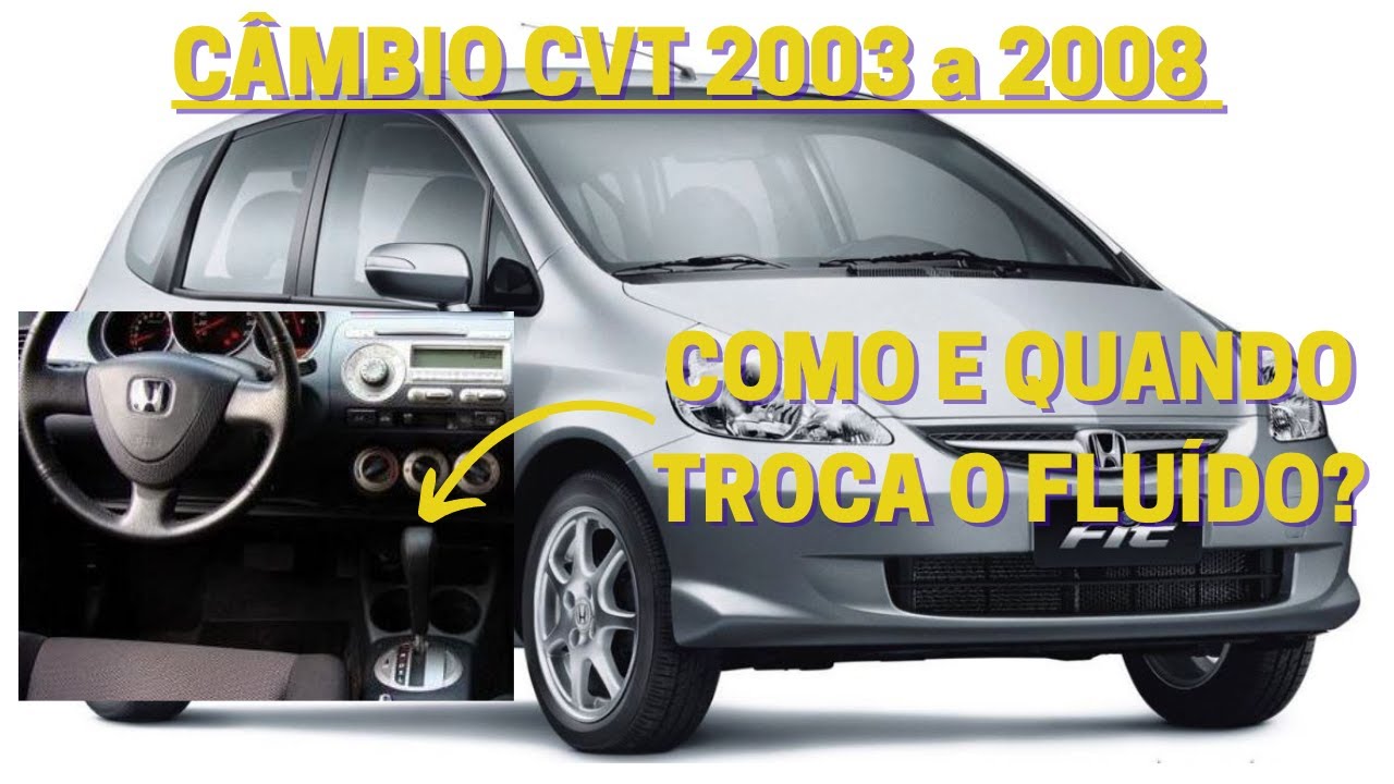 Honda Fit 2003 a 2008 - Como e Quando Trocar o Fluído do CVT!! (Calibragem da Embreagem de Partida)