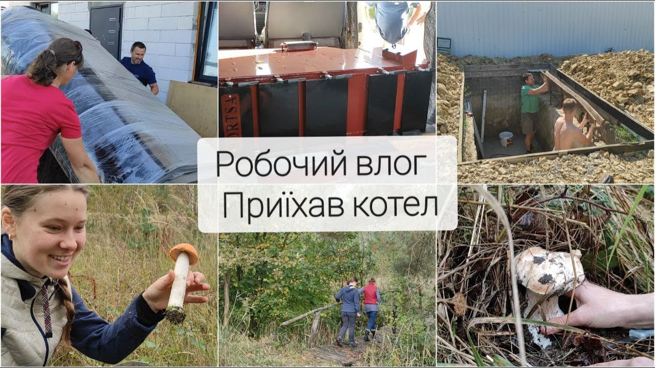 #178 КОТЕЛ- скоро буде тепло/РОБОТИ НА ДІЛЯНЦІ/ грибний сезон