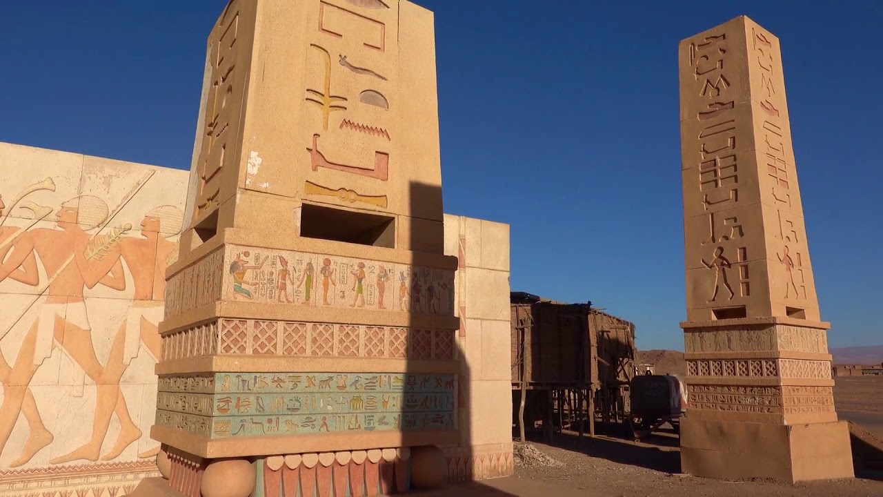 Morocco, Ouarzazate  - Atlas Film Studio  - 2020.  in (4k)