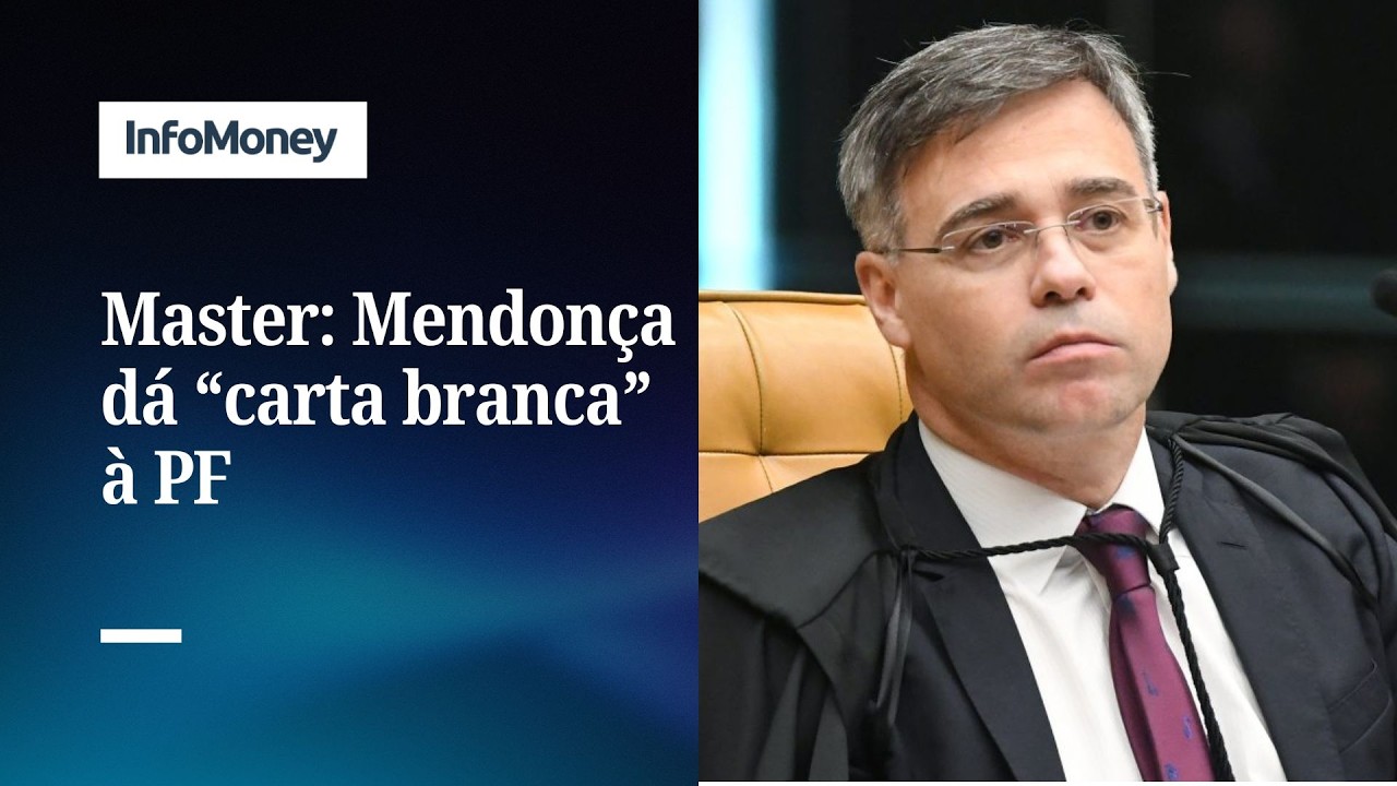 Mendonça promete “carta branca” à PF para investigar banco Master | InfoMoney News