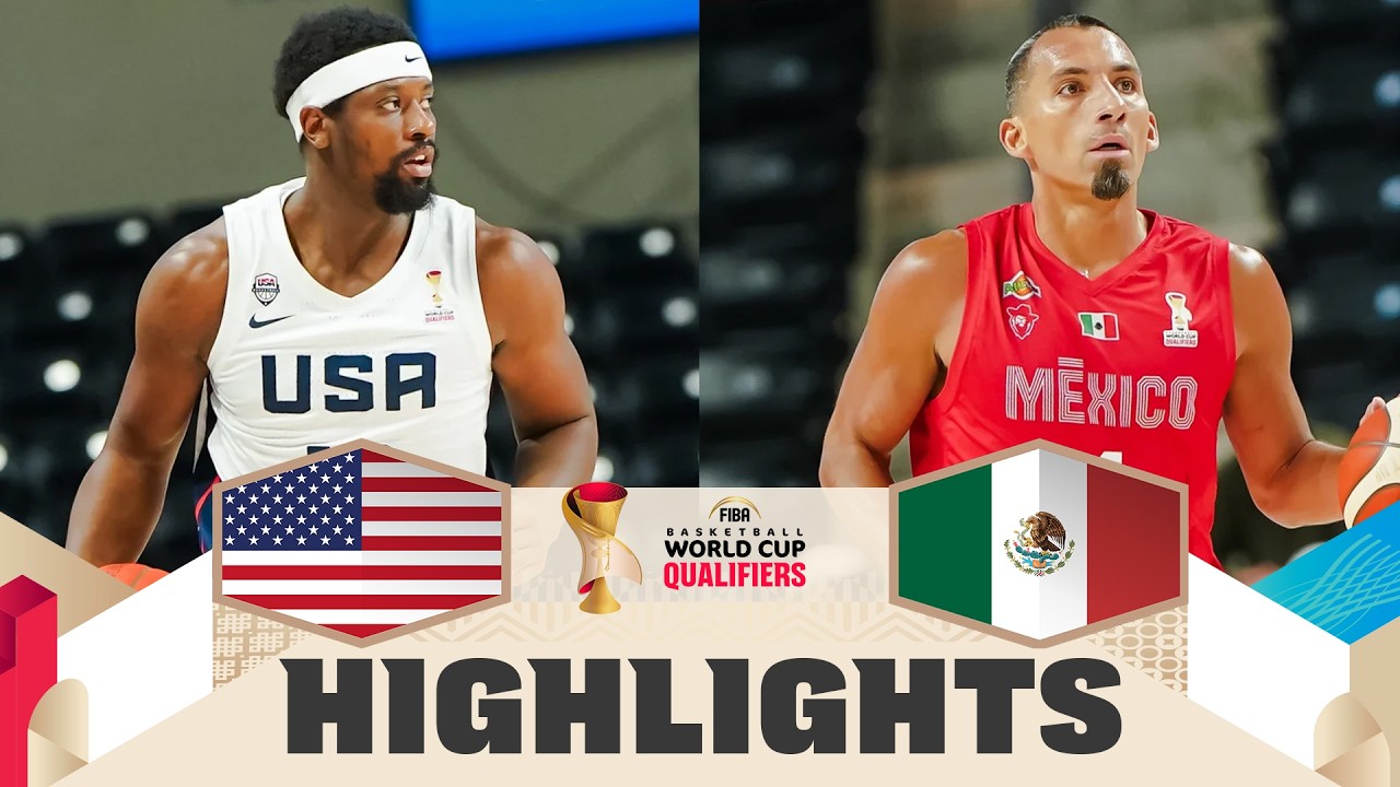 USA 🇺🇸 v Mexico 🇲🇽 | Highlights | FIBA Basketball World Cup 2027 Americas Qualifiers