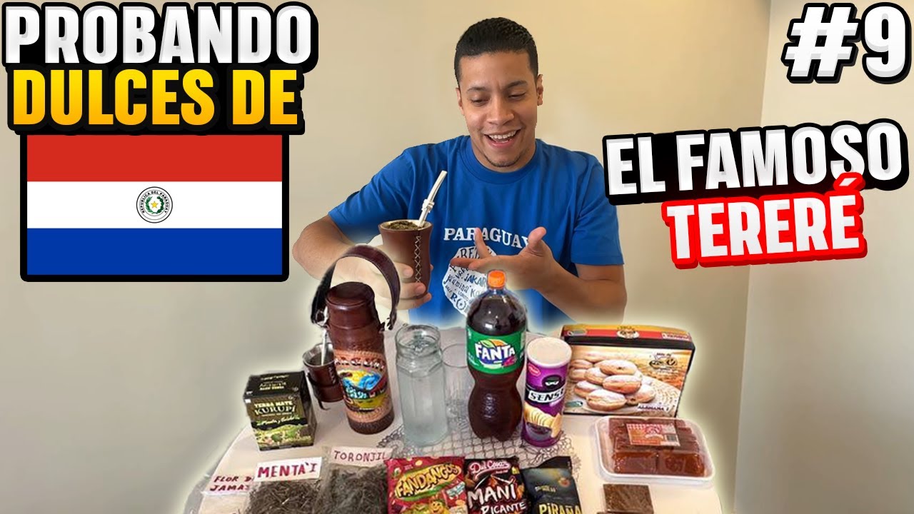 Esto se puede comer en PARAGUAY 🇵🇾| Probando dulces Paraguayos | El famoso Tereré la bebida Nro1