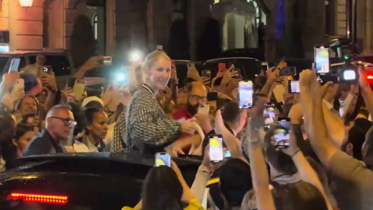 Fans Go Crazy for Céline Dion in Paris
