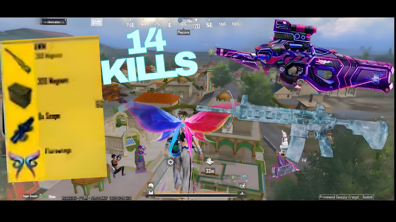 14 KILLS  MY NEW SQUAD WIPE GAMEPLAY TODAY😍😈 #pubgmobile #bgmishorts #bgmi 