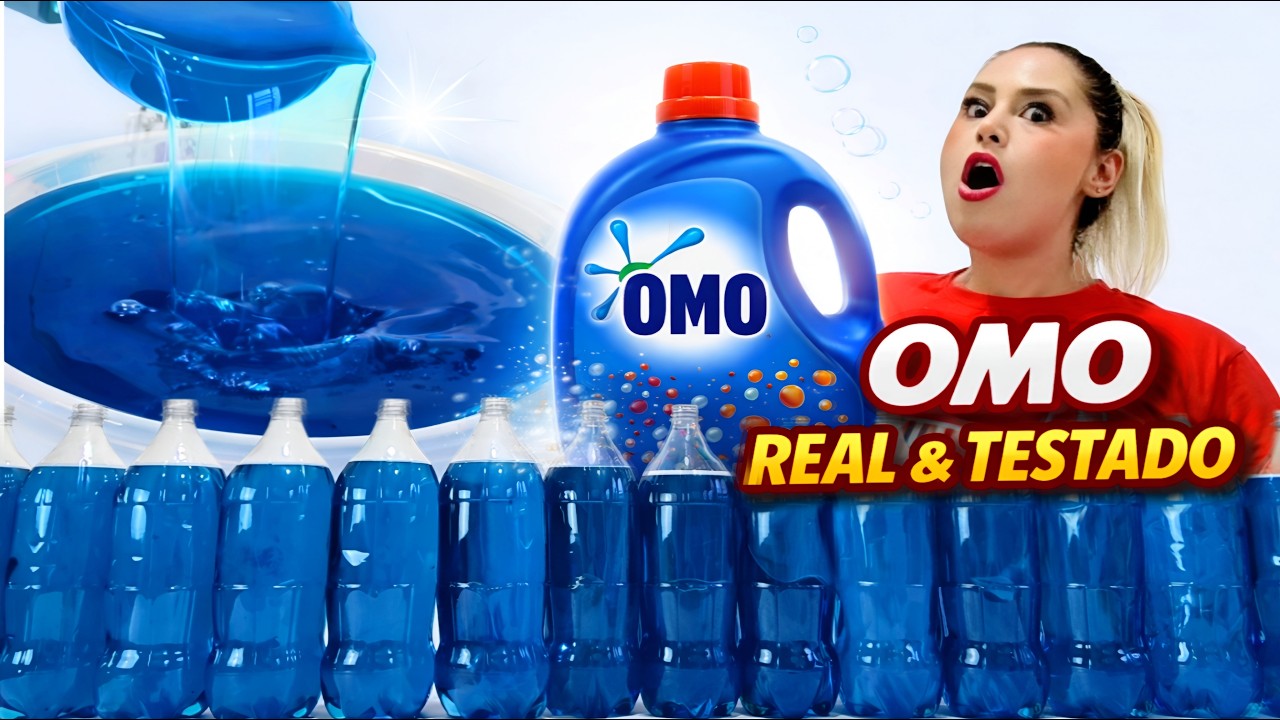 OMO PROFISSIONAL EM DUAS ETAPAS | Rende +30L com Espuma, Branqueamento e Poder Real