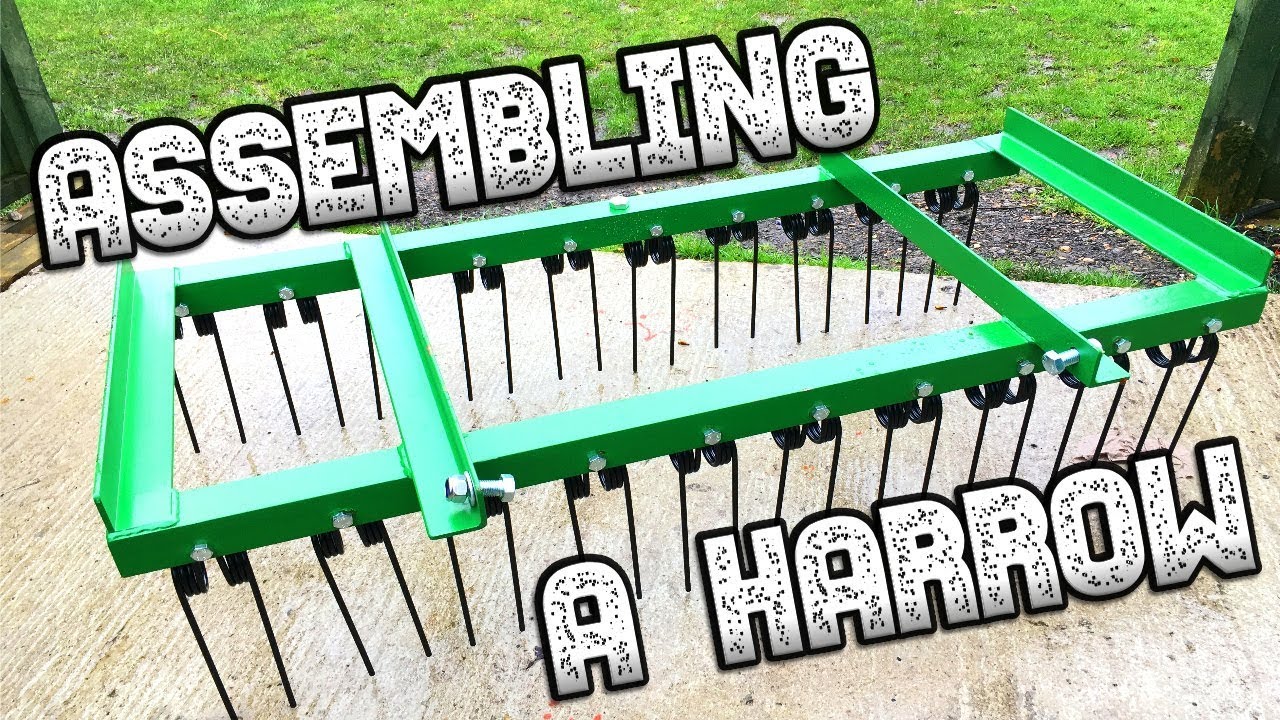 ASSEMBLING A SPRING TINE HARROW