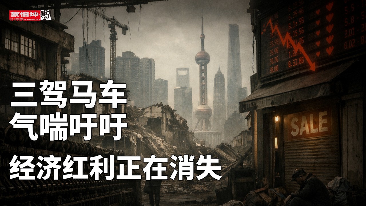 三駕馬車氣喘吁吁｜中國經濟紅利正在消失｜中產偽中產打回原形｜靈活就業在騙誰｜海关出口數據貓膩｜（20260318第981期）#財經觀察