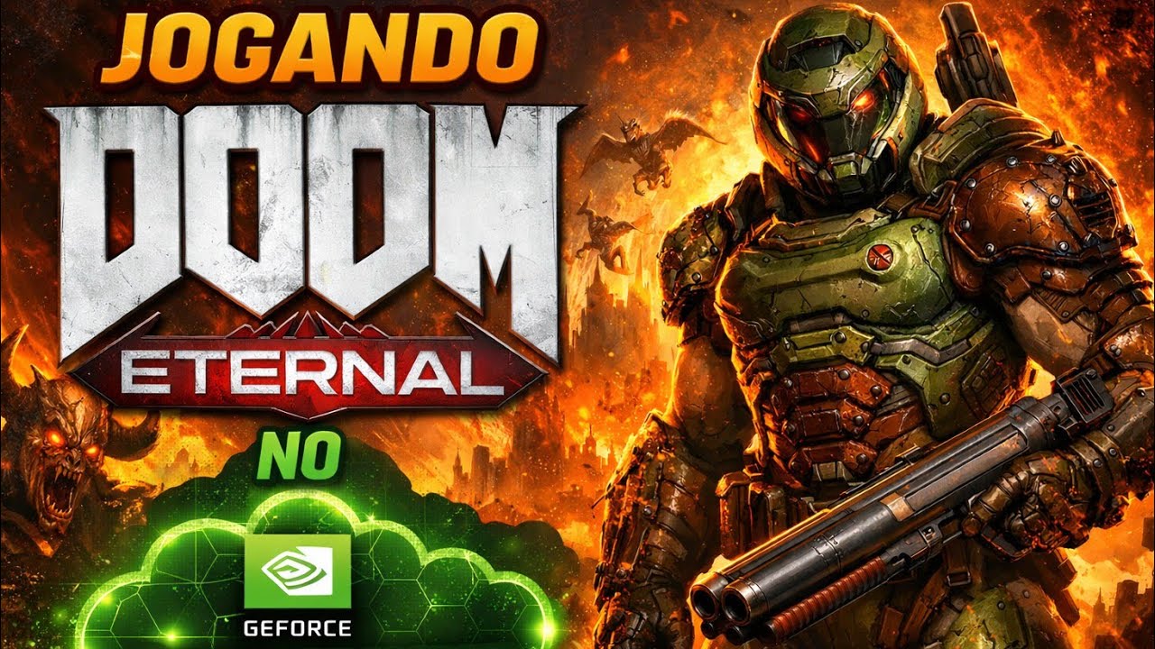Jogando DOOM Eternal No Geforce Now!