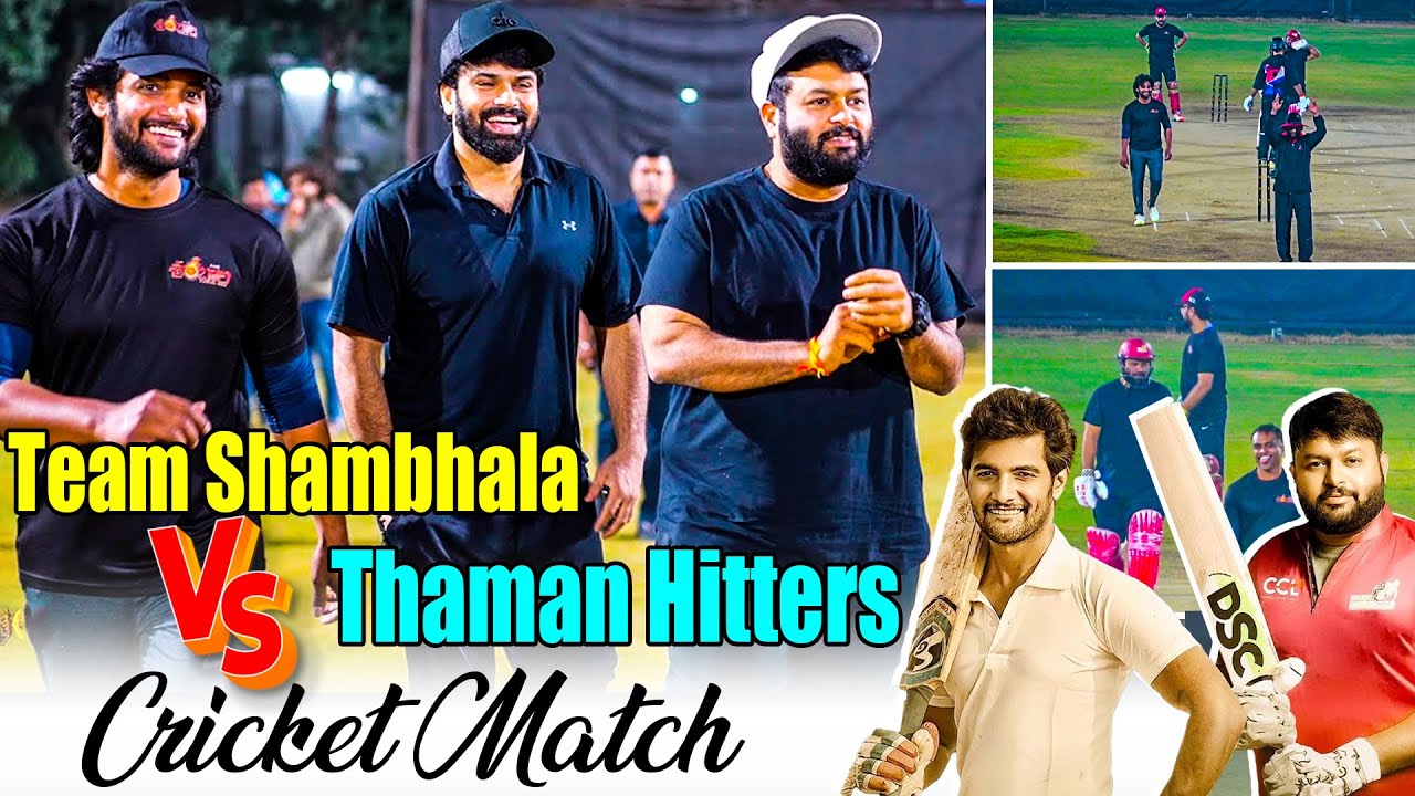Team Shambhala VS Thaman Hitters Cricket Match | Aadi Saikumar | Saikumar | Archana Iyer | TFPC
