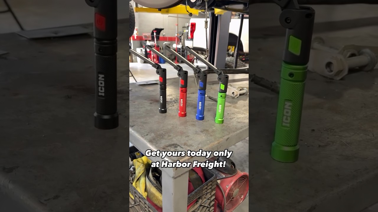 ICON 800 Lumen LED Rechargeable Magnetic Foldable Slim Bar Work Light | Harbor Freight