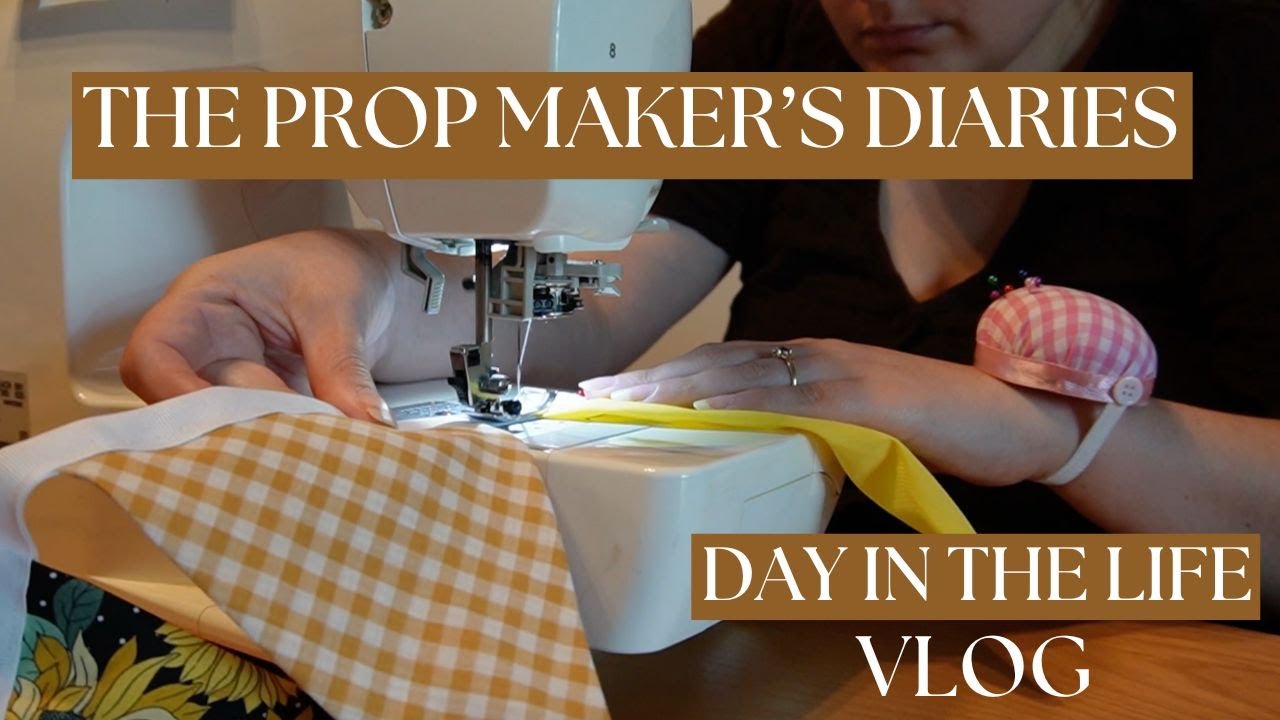THE PROPS MAKER'S DIARIES - VLOG. A day in the life  & BTS of making bunting, tidying & a prototype!