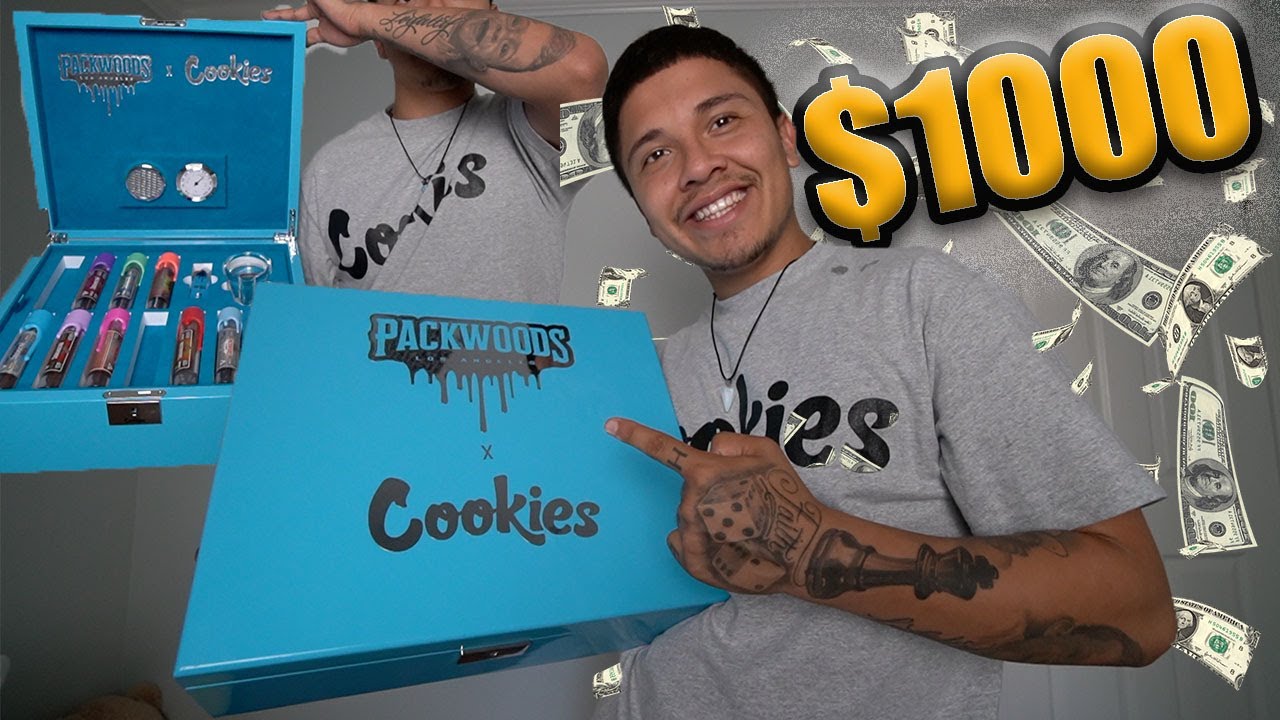 $1000 LIMITED EDITION PACKWOODS BOX (1 OUT OF 100) + HOTBOX SESH