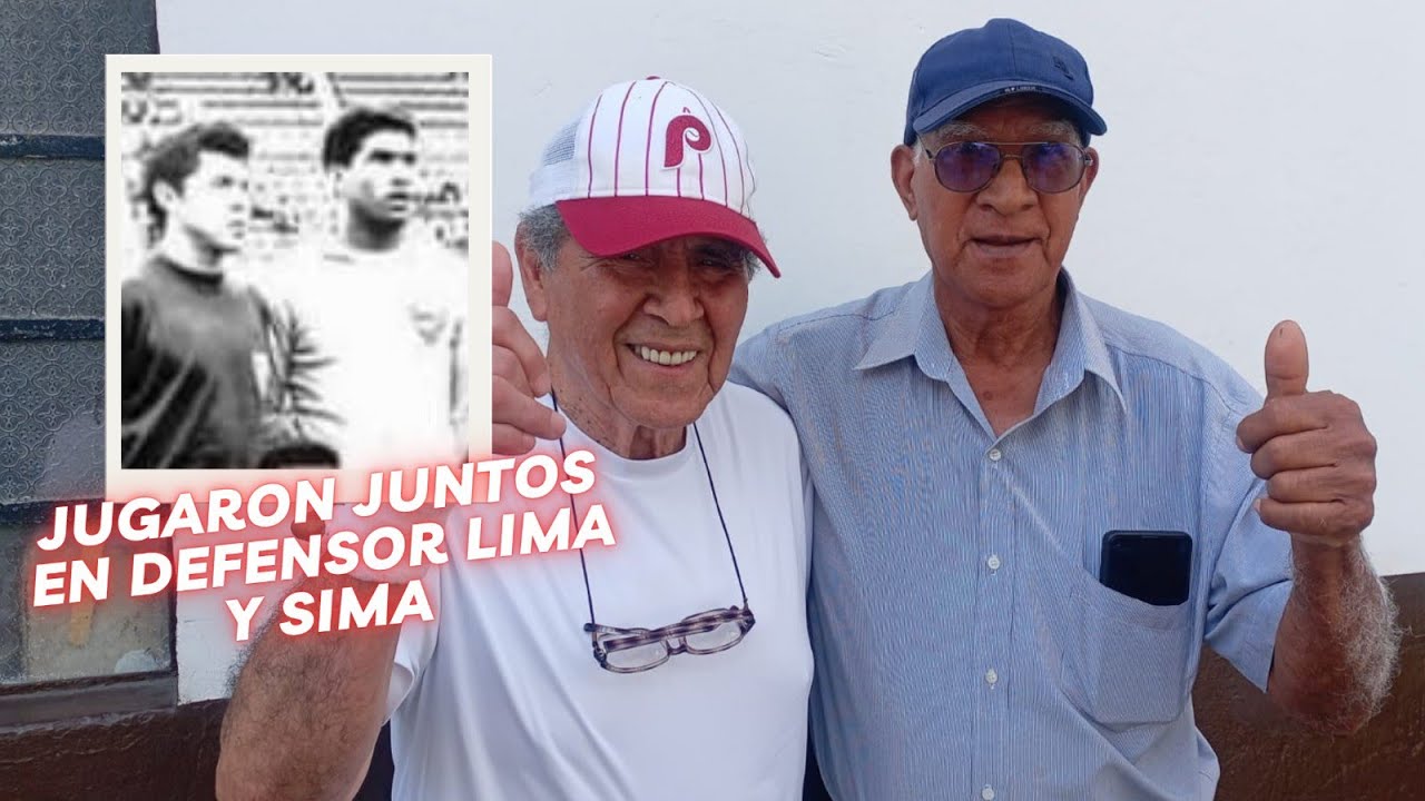 Reencuentro de Augusto Robles, Walter Limo y Tito Morinaga. Amigos del fútbol.