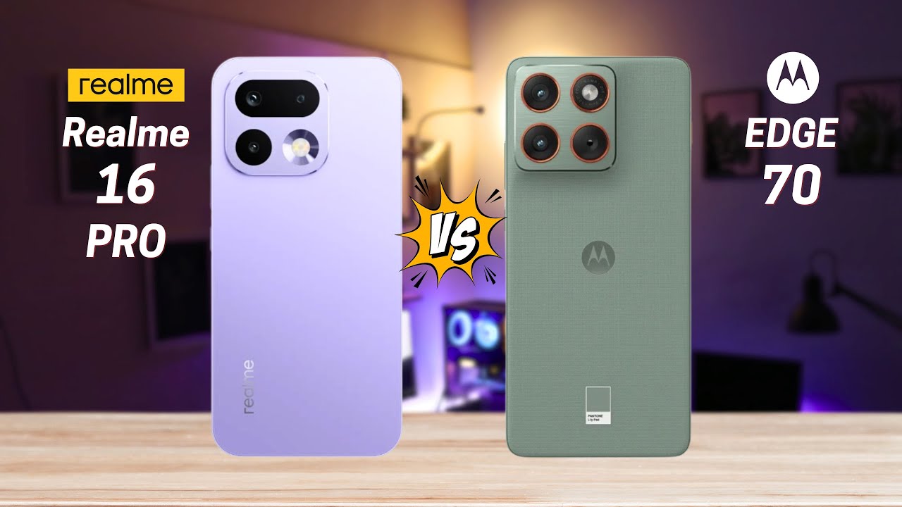 Realme 16 Pro vs Motorola edge 70 | Full Comparison