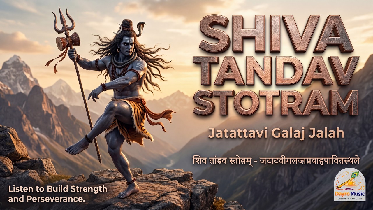 Shiva Tandav Stotram | Powerful Mahadev Bhajan | |Divine Chant ||Manoranjan jha |