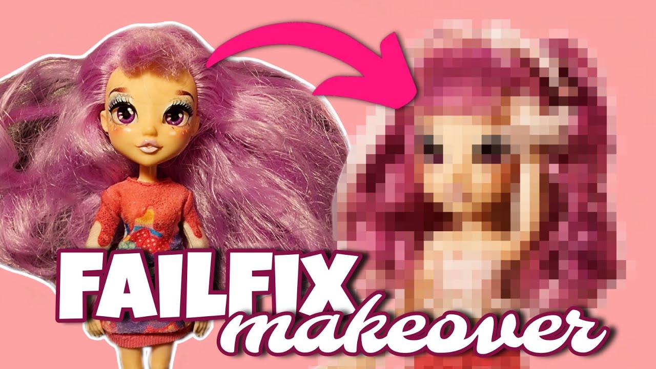 Thrifted FailFix Doll Makeover! Custom Outfit!
