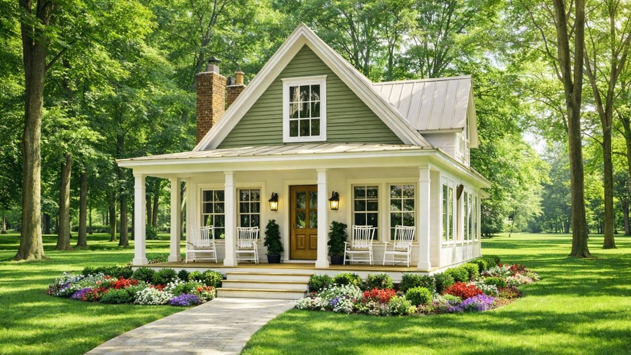 Beautiful Cottage-Style Tiny House Tour | Peaceful and Cozy