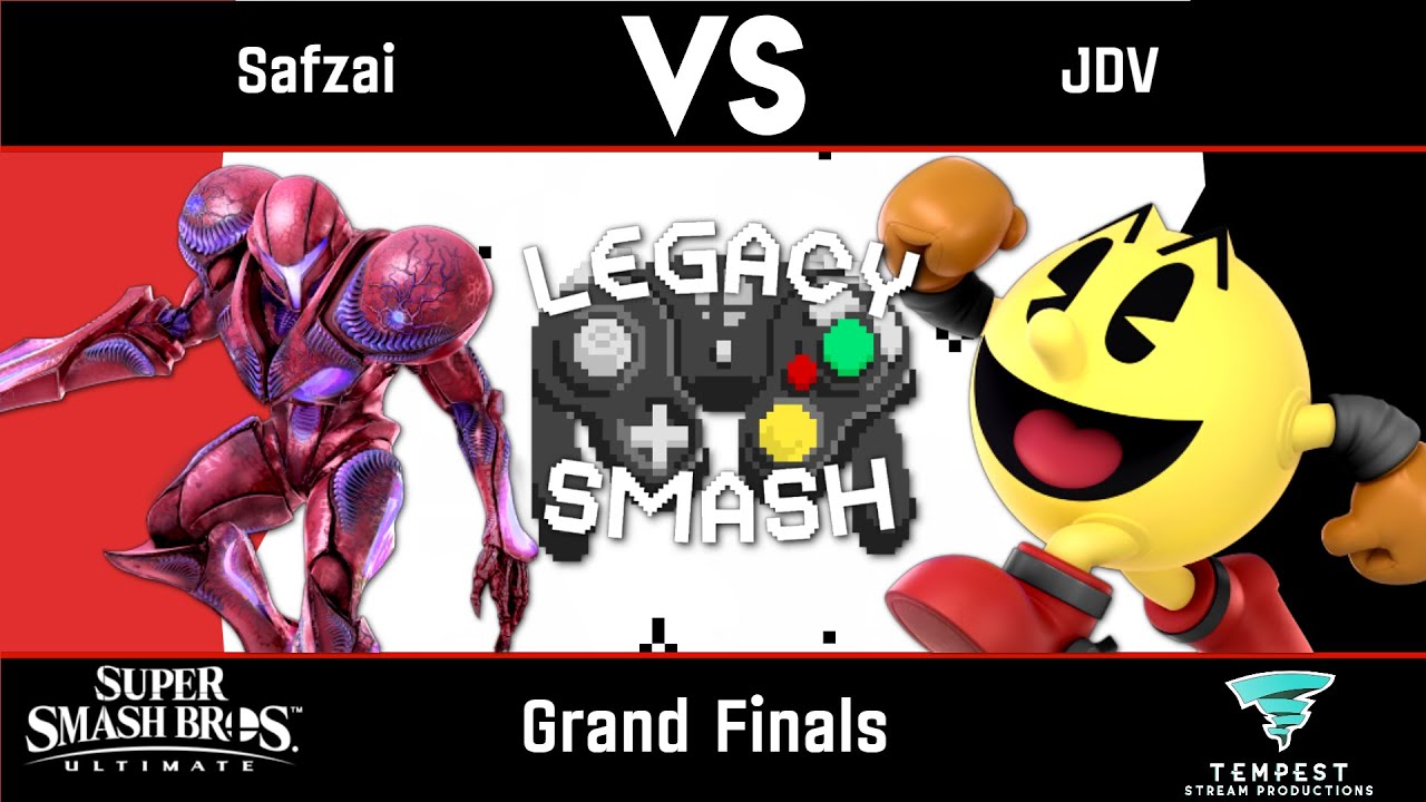 Safzai (Dark Samus) vs JDV (Pac-Man) - Grand Finals - Legacy Smash #21